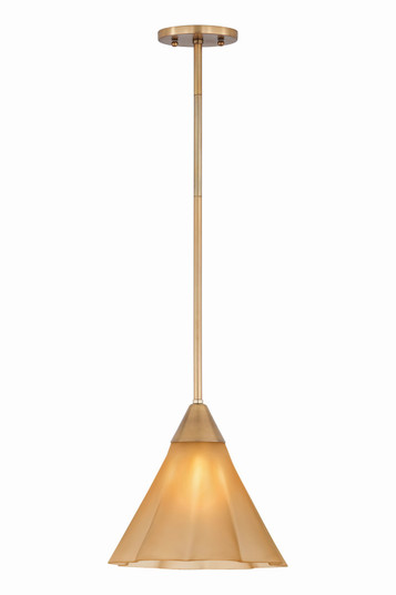 Gabrielle One Light Pendant in Aged Brass (428|H1096701S-AGB)