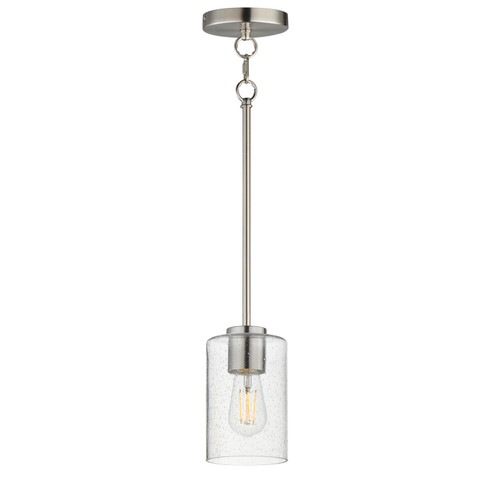 Livingston One Light Pendant in Satin Nickel (16|90461CDSN)