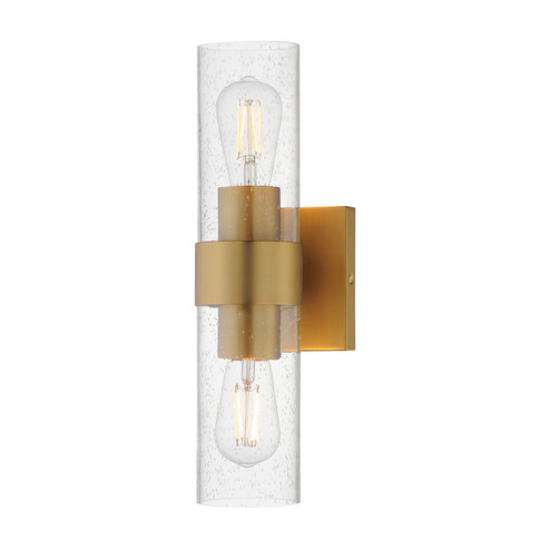 Livingston Two Light Wall Sconce in Natural Aged Brass (16|10462CDNAB)