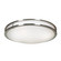 Solero LED Flush Mount in Brushed Steel (18|20467LEDD-BS/ACR)