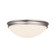 Atom One Light Flush Mount in Brushed Steel (18|20724-BS/OPL)