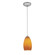 Champagne One Light Pendant in Brushed Steel (18|28012-1C-BS/MYA)