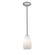 Champagne One Light Pendant in Brushed Steel (18|28012-1R-BS/OPL)