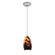 Champagne LED Pendant in Brushed Steel (18|28012-3C-BS/ICA)