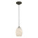 Brandy FireBird One Light Pendant in Oil Rubbed Bronze (18|28023-1C-ORB/WHTFB)
