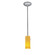 Cylinder One Light Pendant in Brushed Steel (18|28030-1R-BS/AMB)