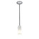 Cylinder One Light Pendant in Brushed Steel (18|28030-1R-BS/OPL)