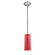 Glass'n Glass Cylinder LED Pendant in Brushed Steel (18|28033-3R-BS/CLRD)