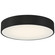 Como LED Flush Mount in Black (18|49960LEDD-BL/ACR)
