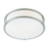 Conga LED Flush Mount in Brushed Steel (18|50080LEDDLP-BS/OPL)