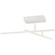 Duo LED Semi-Flush Mount in Matte White (18|63077LEDD-MWH/ACR)
