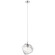 Boulder LED Pendant in Mirrored Stainless Steel (18|63128LEDDLP-MSS/CLR)