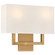 Mid Town LED Wall Sconce in Antique Brushed Brass (18|64062LEDDLP-ABB/WH)