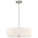 Mid Town LED Pendant or Semi-Flush in Brushed Steel (18|64065LEDDLP-BS/WH)