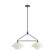 Glaze Two Light Linear Pendant in Ivory Stained Crackle (314|DA49001)