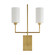 Blade Two Light Wall Sconce in Antique Brass (314|DB49017)