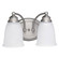 Clarke Two Light Vanity in Matte Nickel (65|1087MN-132)