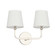 Dawson Two Light Vanity in Polished Nickel (65|119321PN-674)