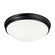 Hansen Three Light Flush Mount in Matte Black (65|2034MB)