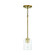 Greyson One Light Pendant in Aged Brass (65|328511AD-449)