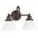 Baxter Two Light Vanity in Burnished Bronze (65|8302BB-128)