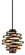 Vertigo Two Light Pendant in Bronze And Gold Leaf (68|113-42)