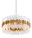 Ciro Ten Light Chandelier in Antique Silver Leaf Stainless (68|256-410)