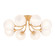 Onyx LED Semi Flush Mount in Vintage Gold Leaf (68|332-08-VGL)