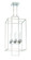 Cubic Six Light Foyer Pendant in Chrome (46|41536-CH)