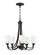 Grace Five Light Chandelier in Espresso (46|41925-ESP)