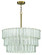 Museo Nine Light Pendant in Satin Brass (46|48696-SB)