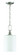 Dardyn One Light Mini Pendant in Brushed Polished Nickel (46|49891-BNK)