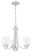 Bolden Three Light Chandelier in Brushed Polished Nickel (46|50523-BNK)
