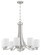 Bolden Eight Light Chandelier in Brushed Polished Nickel (46|50528-BNK-WG)