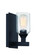 Chicago One Light Wall Sconce in Flat Black (46|53161-FB)