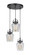 Trystan Three Light Pendant in Flat Black (46|53592-FB)