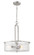 Collins Three Light Pendant in Brushed Polished Nickel (46|54293-BNK)