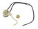 ON/OFF Light Switch On/Off Light Kit Switch in Bright Brass (46|OFS-100)