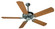 Outdoor Patio Fan 52''Ceiling Fan in Galvanized (46|OPXL52GV)