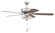 Pro Plus 101 52'' Ceiling Fan in Brushed Polished Nickel (46|P101BNK5-52DWGWN)
