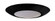 LED Flushmount LED Slim Line Flushmount in Flat Black (46|X9007-FB-LED)