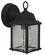 Coach Lights Cast One Light Wall Mount in Textured Black (46|Z192-TB)