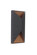 Peak LED Outdoor Pocket Sconce in Textured Black / Satin Brass (46|Z3402-TBSB-LED)