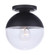 Evie One Light Outdoor Flush Mount in Midnight (46|ZA3417-MN)