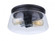 Laclede Two Light Outdoor Flush Mount in Midnight (46|ZA3837-MN)