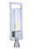 Perimeter One Light Outdoor Post Mount in Satin Aluminum (46|ZA4025-SA)