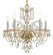 Traditional Crystal Five Light Chandelier in Polished Brass (60|1005-PB-CL-SAQ)