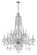 Traditional Crystal 12 Light Chandelier in Polished Chrome (60|1112-CH-CL-SAQ)