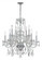 Traditional Crystal Ten Light Chandelier in Polished Chrome (60|1130-CH-CL-S)