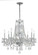 Traditional Crystal Eight Light Chandelier in Polished Chrome (60|1138-CH-CL-S)